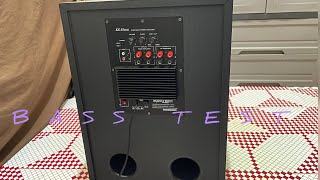 konzert ks15 sub active subwoofer Bass Test only without speaker using AUX cable [upl. by Atnwahs833]