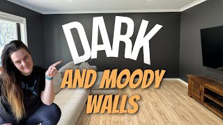 How To Paint A Black Feature Wall [upl. by Gagne]