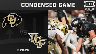 Colorado vs UCF Condensed Game  2024 Big 12 Football [upl. by Colombi]