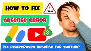 How to Fix Duplicate Adsense Account  Fix Disapproved Google Adsense Account in YouTube Studio [upl. by Essilrahc31]