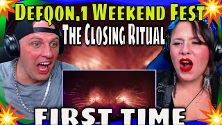 First Time Seeing The Closing Ritual  Defqon1 Weekend Festival 2022  THE WOLF HUNTERZ REACTIONS [upl. by Keare]