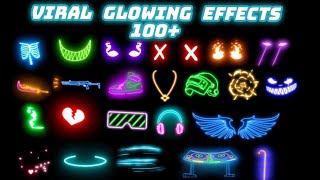 New Neon Effect Black Screen  Trending Neon Effects  Glowing Neon Effects [upl. by Imis]