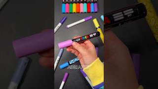 Customizing a… POSCA MARKER shorts [upl. by Ethelda]