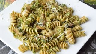 Pesto pasta with mushrooms [upl. by Tom]