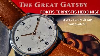 FORTIS TERRESTIS HEDONIST AM watch review of this great retro piece [upl. by Lorin376]