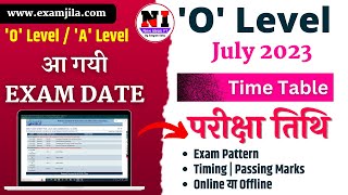 O level Exam Date 2023 Official O Level Examination Schedule July 2023  newideasyt [upl. by Henn391]