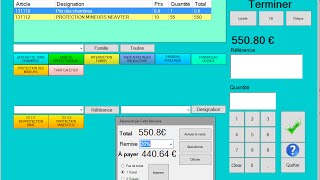 Logiciel de caisse facile et simple pour tablettes et PC [upl. by Karr]