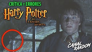 ERRORES de películas HARRY POTTER y la cámara secreta Review Crítica y Resumen HARRY POTTER 2 [upl. by Skolnik]