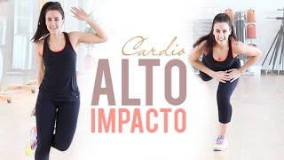 Cardio con saltos alto impacto  20 minutos intensos para adelgazar [upl. by Kano]