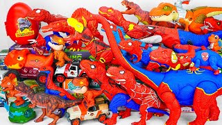 Unboxing Review Jurassic World ASMR  Dinosaur Toys Giant Atrociraptor Trex Zuru Smashers Cars [upl. by Lehte]