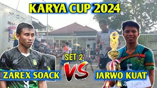 ZAREK SOACK VS JARWO KUAT AMBYAR SALING BALAS SPIKE BIKIN RIBUAN PENONTON GEMPAR [upl. by Aihsetal]