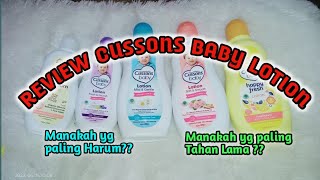 REVIEW CUSSON BABY LOTION MANA YG PALING HARUM [upl. by Refinnaej]