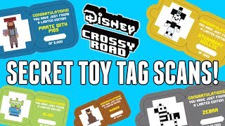 Disney Crossy Road Secret Character Token Scan All Six Secret Toys Pause Video amp Scan In App [upl. by Yecies]