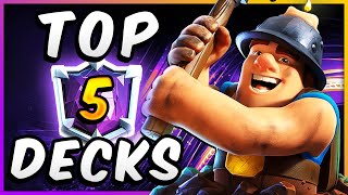 TOP 5 DECKS from the BEST PLAYERS IN THE WORLD 🏆 — Clash Royale 2024 [upl. by Land]