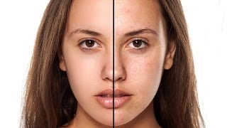 Photoshop Tutorial How to Retouch Skin Flawlessly with Frequency Separation [upl. by Glynnis]