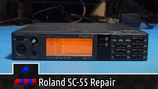 Roland SC55 Repair Front Switches [upl. by Shippee]