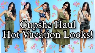 Cupshe Try On Haul Hot 🔥Vacation Looks 2023 [upl. by Kere]