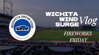 Firework Friday  The Wind Surge Baseball Game  Wichita Kansas [upl. by Obau]