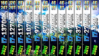 All Core i7 CPUs 1st Gen to 13th Gen  14 Years Difference  How Big is the Bottleneck  RTX 4090 [upl. by Tjon494]