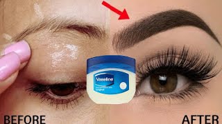 How to apply vaseline on eyebrows and eyelashes overnight  Vaseline petroleum jelly uses [upl. by Cath]