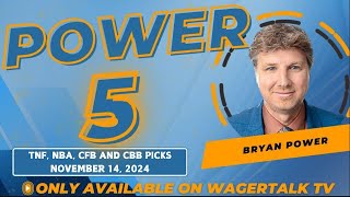 Thursday Night Football Predictions  NBA Picks Today  Thursday CFB amp CBB Picks  Power 5 for 1114 [upl. by Ryder]