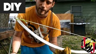 EASY Cheap 45 PVC Bow Tutorial [upl. by Aihsirt133]