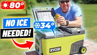 See the NEW Ryobi 18V ONE Hybrid Iceless Cooler Watch Before Buying [upl. by Wyon628]