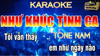 Như Khúc Tình Ca Karaoke Remix Tone Nam ll Karaoke Beat Bảo Sơn [upl. by Hildegarde]