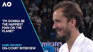 Daniil Medvedev OnCourt Interview  Australian Open 2024 Semifinals [upl. by Pritchett298]