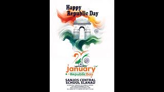 SANJOS CENTRAL SCHOOL ELANAD REPUBLIC DAY 2024 [upl. by Dahle]