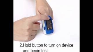 How to Use Finger Pulse Oximeter and Heart Rate Monitor by Globalcaremarketcom [upl. by Eelyahs]