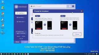 Phần Mềm Lấy RTMP Và Stream Key Tiktok Livestream Và Hỗ Trợ Live Stream Tiktok Đa Luồng [upl. by Rosemonde]