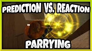 PREDICTION VS REACTION PARRYING  Deepwoken PVP School [upl. by Olegnaed]