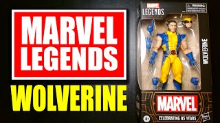 Wolverine Marvel Legends Astonishing XMen Celebrating 85 Years Hasbro Action Figure Unboxing Review [upl. by Tecu]