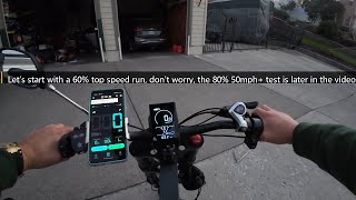 Freego X2 Top Speed Test with Low and High Battery Level [upl. by Hteik]