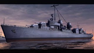 World Warships Combat 2 Stage 2 Fletcher  Royal Sovereign [upl. by Wurster]