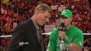 John Cena Makes Fun of John Laurinaitis  RAW 2012514 HD720 [upl. by Lourie]