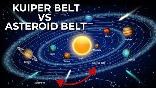 The Kuiper Belt VS The Asteroid Belt A Closer Look At Two Space Regions [upl. by Naamana694]