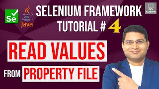 Selenium Framework Tutorial 4  Read Values from Property File [upl. by Llenram318]