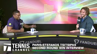 Stefanos Tsitsipas Recounts Winning Antwerp Doubles Title with Brother Petros  Paris 2R Interview [upl. by Ajile]