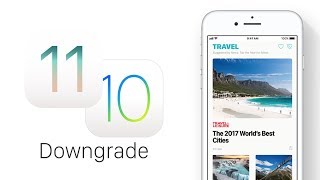 How to Officially Downgrade from to iOS 11 to iOS 1033 iPhoneiPadiPod [upl. by Elinad753]