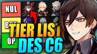 TIER LIST DES C6 Genshin Impact 43 [upl. by Eenaffit]