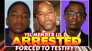 YSL AFFILIATE LIL D ARRESTED BY ATL COPS amp IS SET TO TESTIFY FOR THE STATE WACK 100 REACTS [upl. by Akeem]