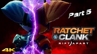 Ratchet amp Clank Rift Apart  PlayStation 5 Gameplay  4K 60FPS  Part 5 [upl. by Lekcar]