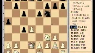 Kramnik  Topalov World Championship Match 1 Ouverture catalane 2006 [upl. by Ellora471]