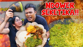 ADU BAKAT MUKBANG SAMBAL LAKNAT VS DUTA SALAD INDONESIA NDOWER SEKETIKA [upl. by Gnilhsa]