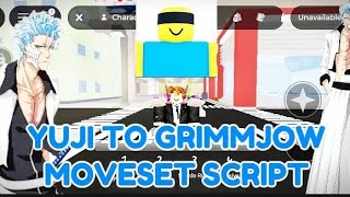 BEST⚔️💪 Roblox Jujutsu Shenanigans Script  Grimmjow Moveset  Custom Animation 🔥 [upl. by Ahel]