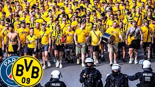 BVBGigantischer Fanmarsch  Dortmund vs PSG 152024 UCL [upl. by Sigsmond868]