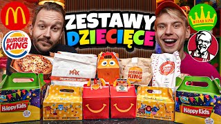 SPRAWDZAMY ZESTAWY DLA DZIECI Z FASTFOODÓW [upl. by Croom619]