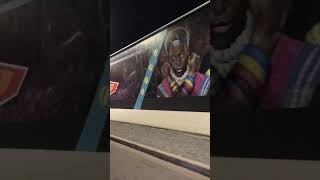 Graffiti Mural of the Port of Cotonou 02 mhbvlog [upl. by Acinad994]